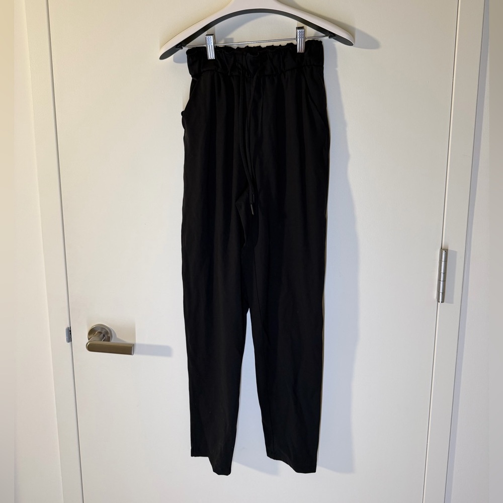 Lululemon Stretch High-Rise Pant 7/8 Length Black Size 2 (XS) NWOT Athleisure - Picture 3 of 6